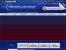 Tablet Screenshot of precisionlasikgroup.com